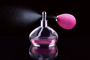 Spraying Perfume