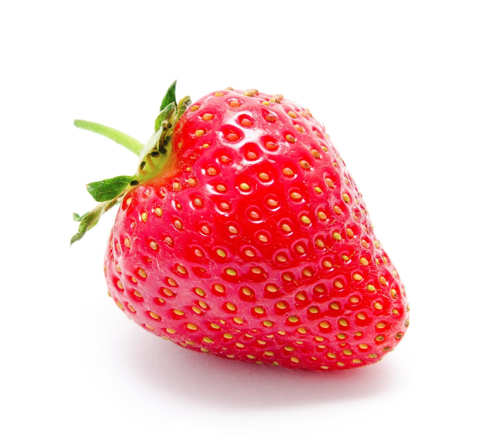 Perfect Red Ripe Strawberry Isolated