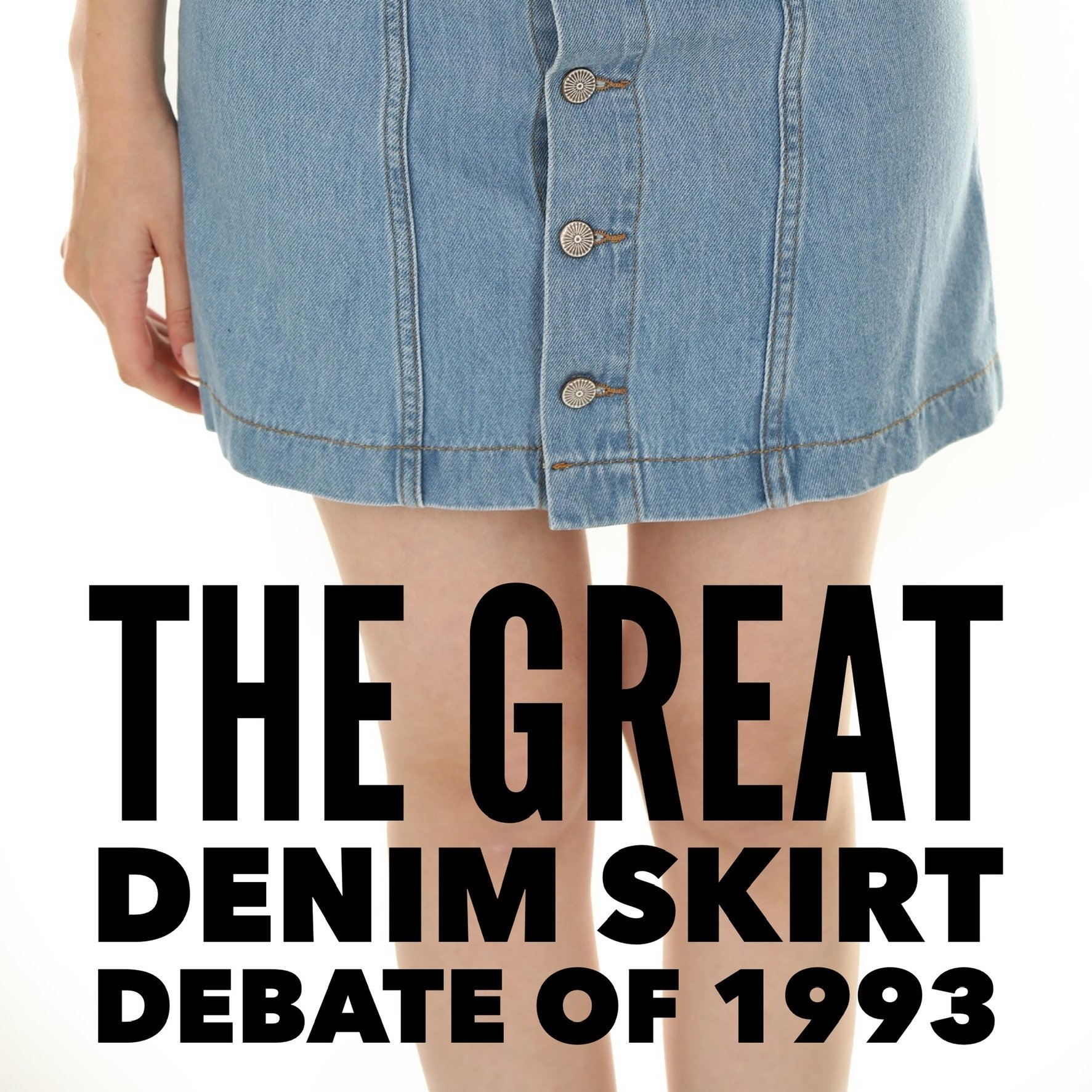June Women's High Waist Denim Ruffle Skirt, Knee-Length Fishtail Jean Skirt  for Juniors | Juniors skirts, Skirts, High waisted denim