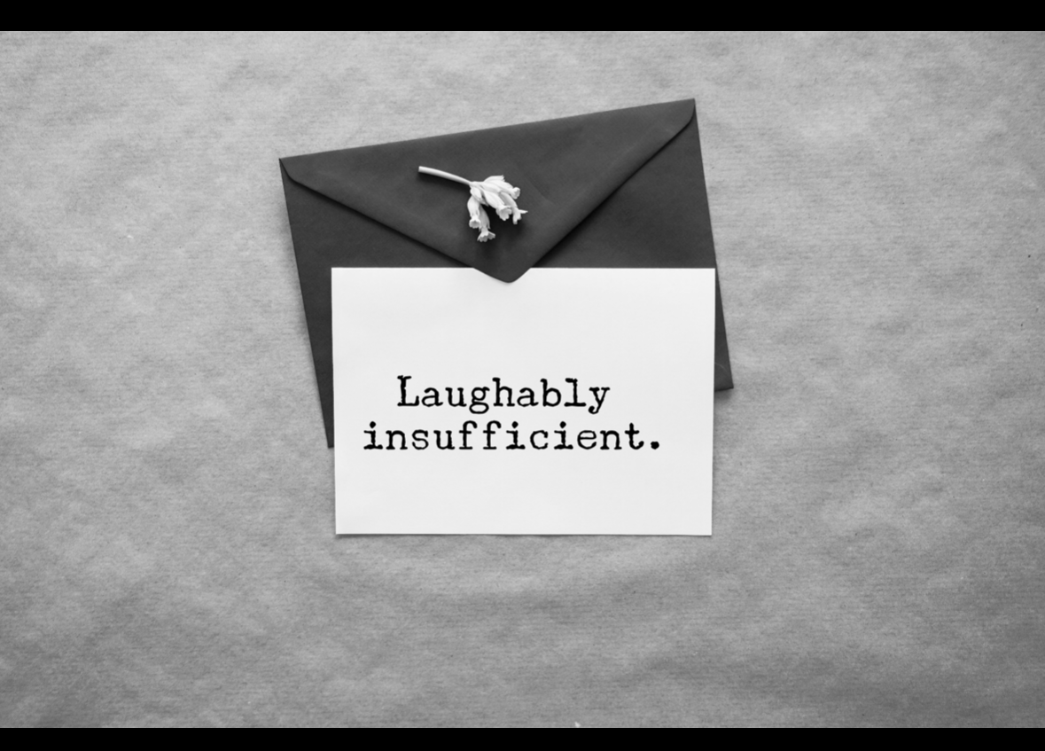 Laughably Insufficient: To Thank a Teacher